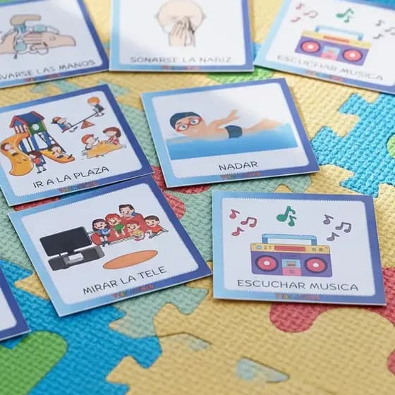 Pictogramas. 60 Rutinas Diarias Niño. Autismo.
