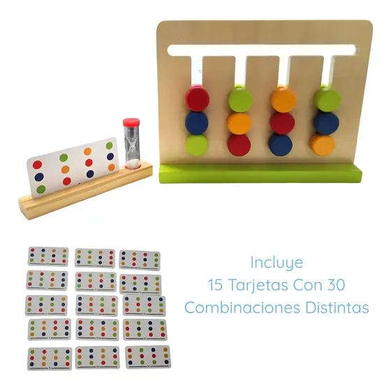 Juego Didáctico Madera Montessori Entrenamiento Lógico Tooky