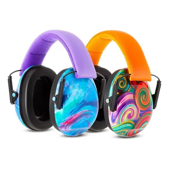 Auriculares Niños Reducción Ruido 27db Ajustables Azul