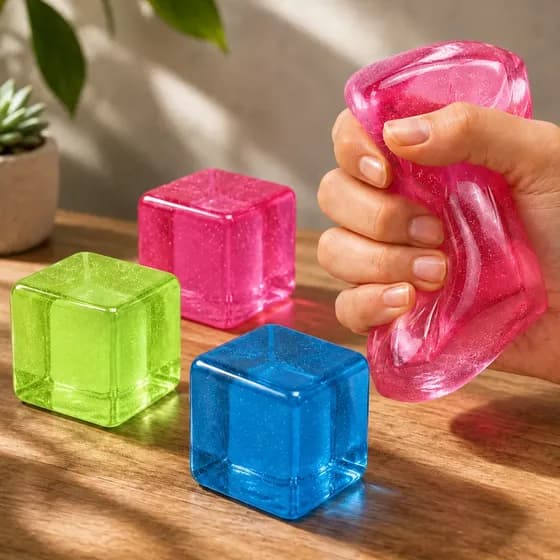 Juguete Sensorial Antiestres Squishy Cubo Autismo Apretar