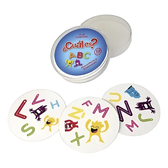 Juego ¿cuál Es? Abecedarios Y Emociones Didactico Infantil