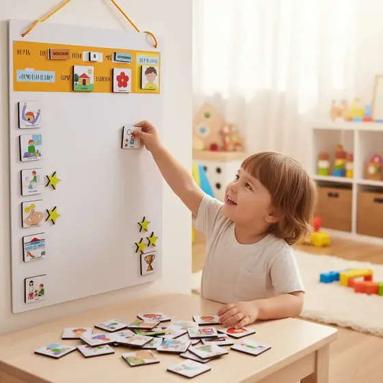 Agenda Visual Imantada Tea Pictogramas Rutina Diaria Nene