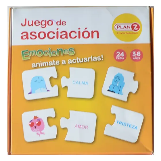Juego De Asociación Emociones Didactico Infantil Niño