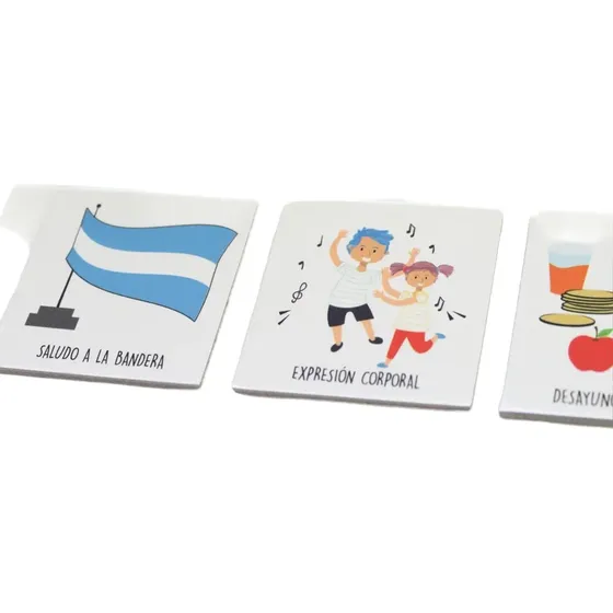 Pictogramas Madera Rutinas Agenda Nivel Inicial Tea Autismo