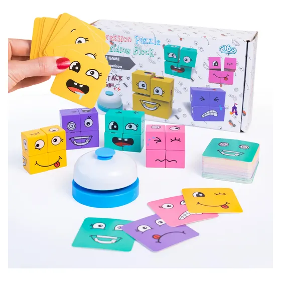 Juego Emociones Didáctico Velocidad Cubos Cartas Infantil