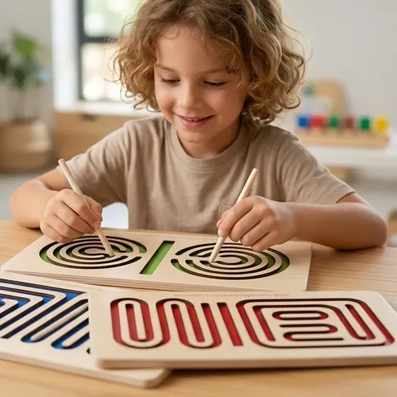 Tablero Motricidad Preescritura Juego Didactico Montessori