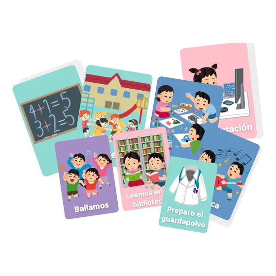 Pictogramas Tarjeta Rutina Colegio Jardin Autismo Tea