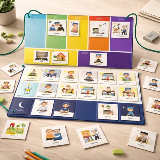 Agenda Visual 2 En 1 Terapéutica+32 Pictogramas Cea Tgd