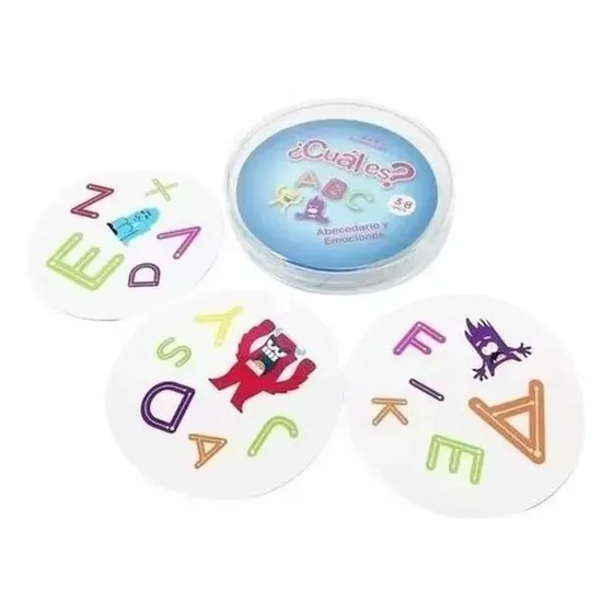 Juego De Cartas Cual Es? Abecedario Y Emociones Plan Z