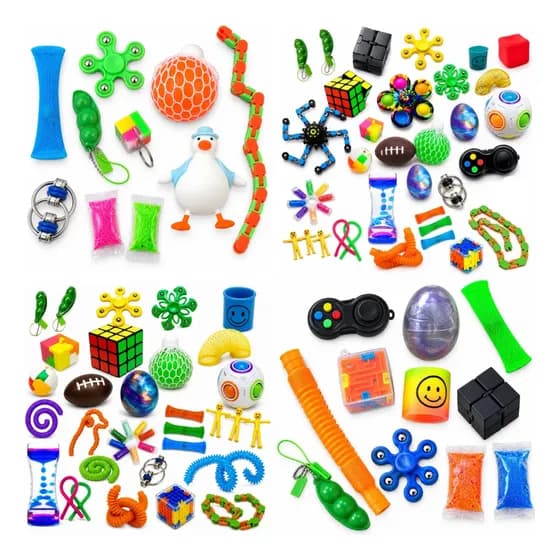 Set Sensorial Antiestrés 10 Piezas Fidget Toys Autismo Tdah