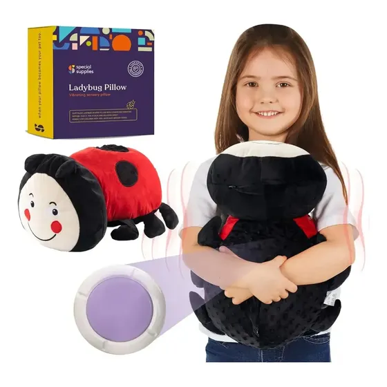 Almohada Vibratoria Sensorial Autismo Ansiedad Peluche