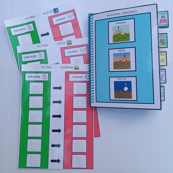 Agenda De Rutinas Con Pictogramas Comunicacion Tea Saac