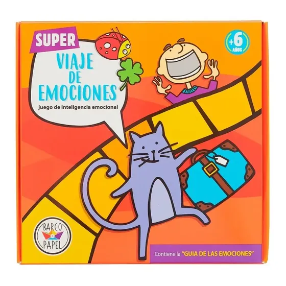 Juego De Mesa Didáctico Super Viaje De Emociones Para Niños